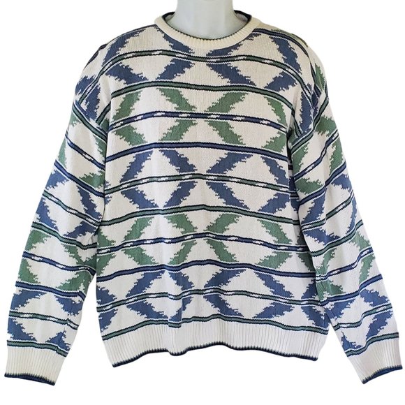 Vintage Jack Nicklaus Sweater Men's L Golf Casual Knit Crew Neck Long Sleeve USA - Picture 2 of 10